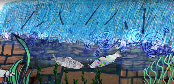 shad fish on shadventure animated film from unlocking the severn met a weir